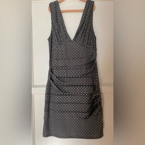 As U Wish Gray Studded Dress Size S
